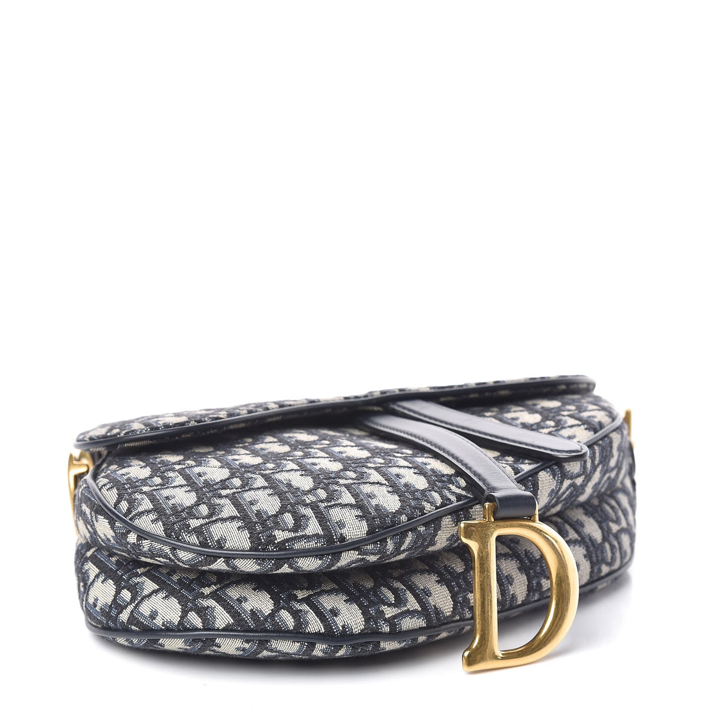 Oblique Saddle Bag Blue