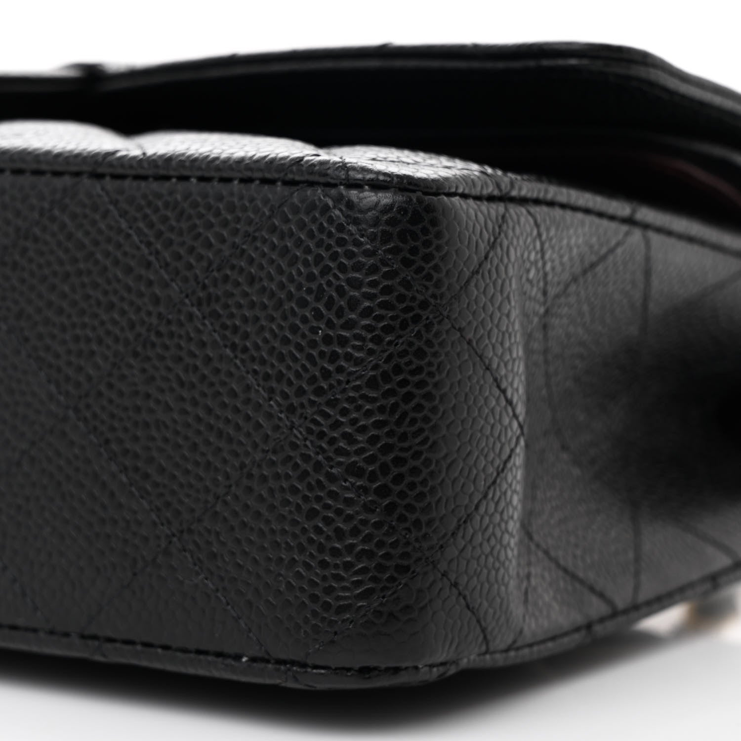 Chanel Caviar Quilted Medium Double Flap Black 10 of 11