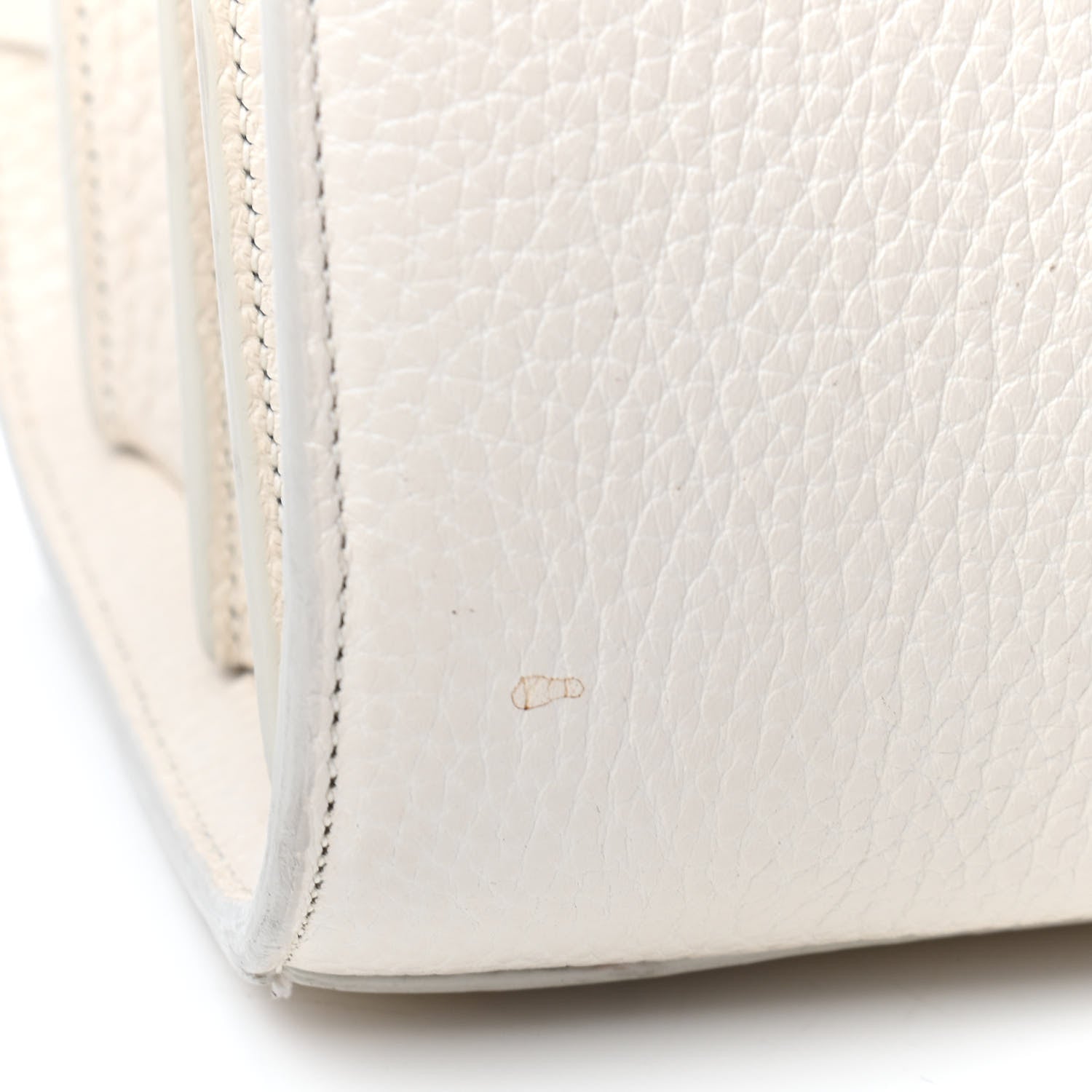 Saint Laurent Grained Calfskin Small Sac De Jour Dove White 9 of 12