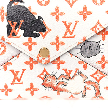 Louis Vuitton Catogram Medium Kirigami Pochette White 5 of 5