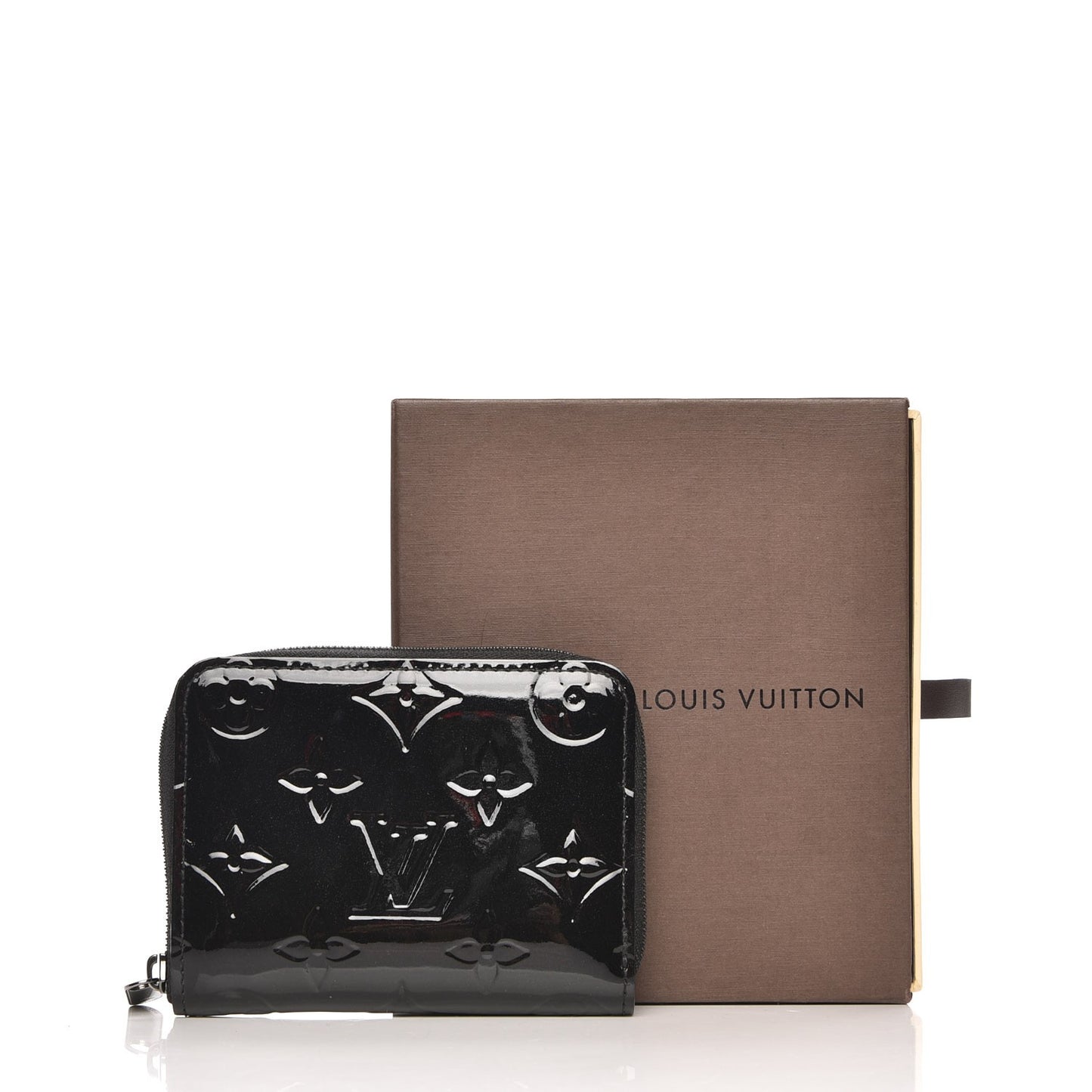Vernis Zippy Coin Purse Wallet Noir Magnetique