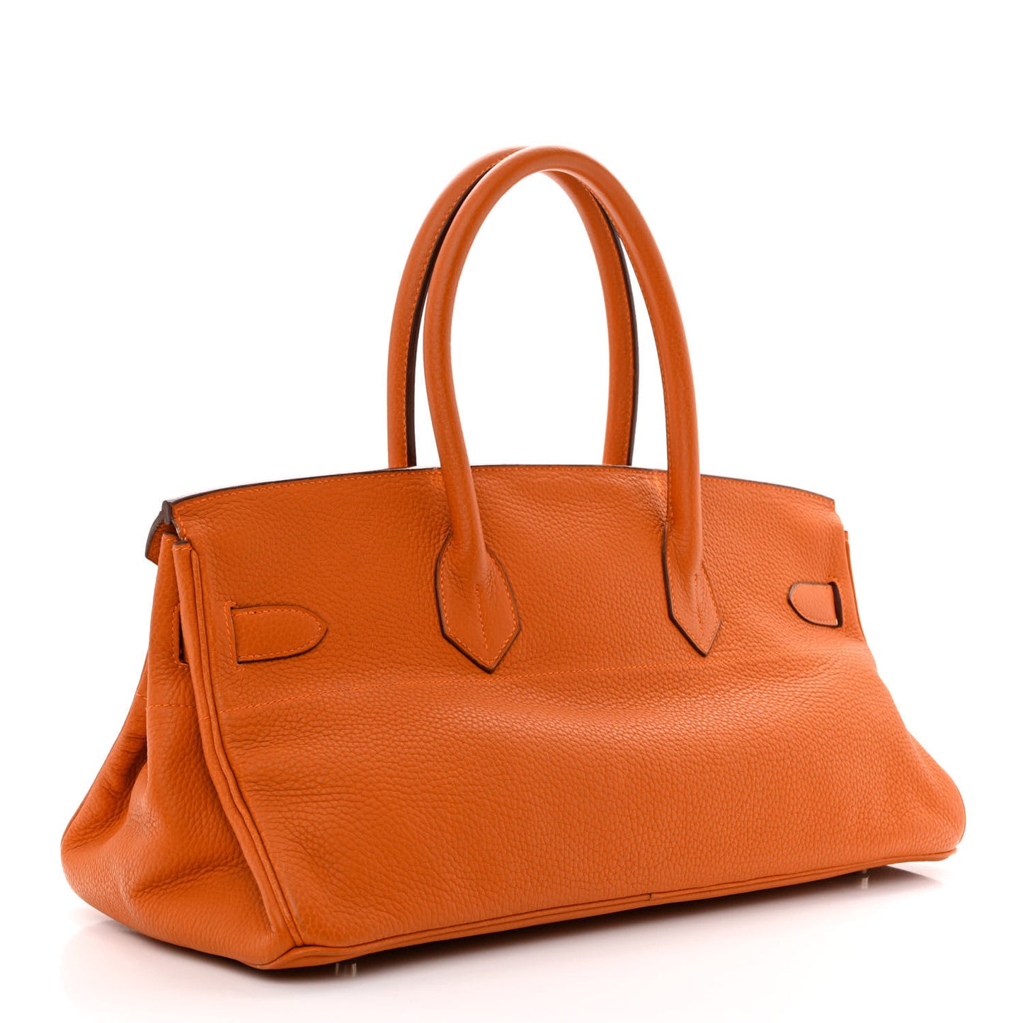 Taurillon Clemence JPG Birkin 42 Orange