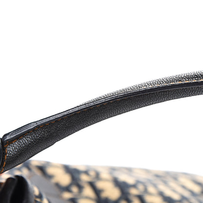 Christian Dior Monogram Traveler Shoulder Bag Navy 16 of 17