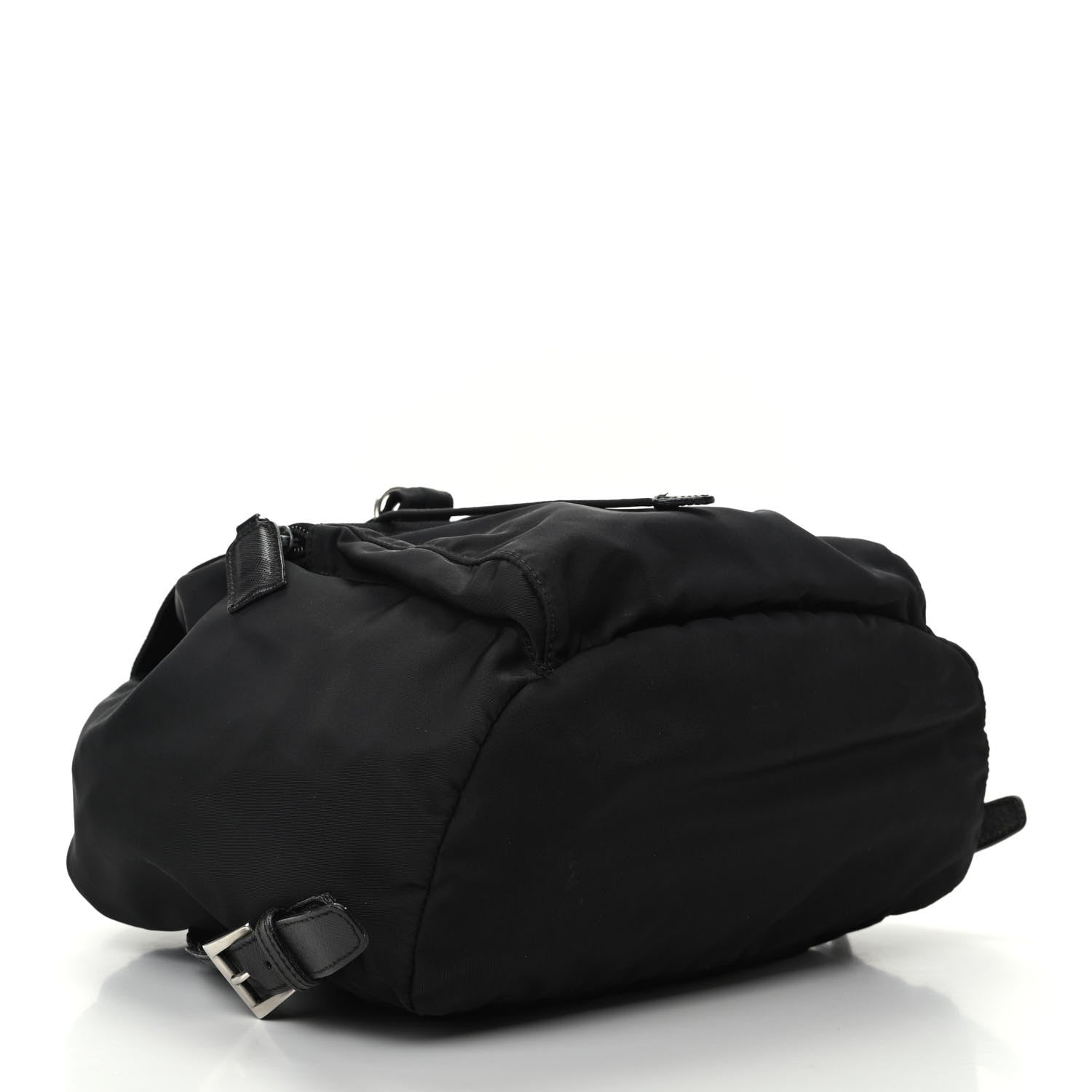 Prada Nylon Vela Mini Cinch Backpack Black 4 of 8