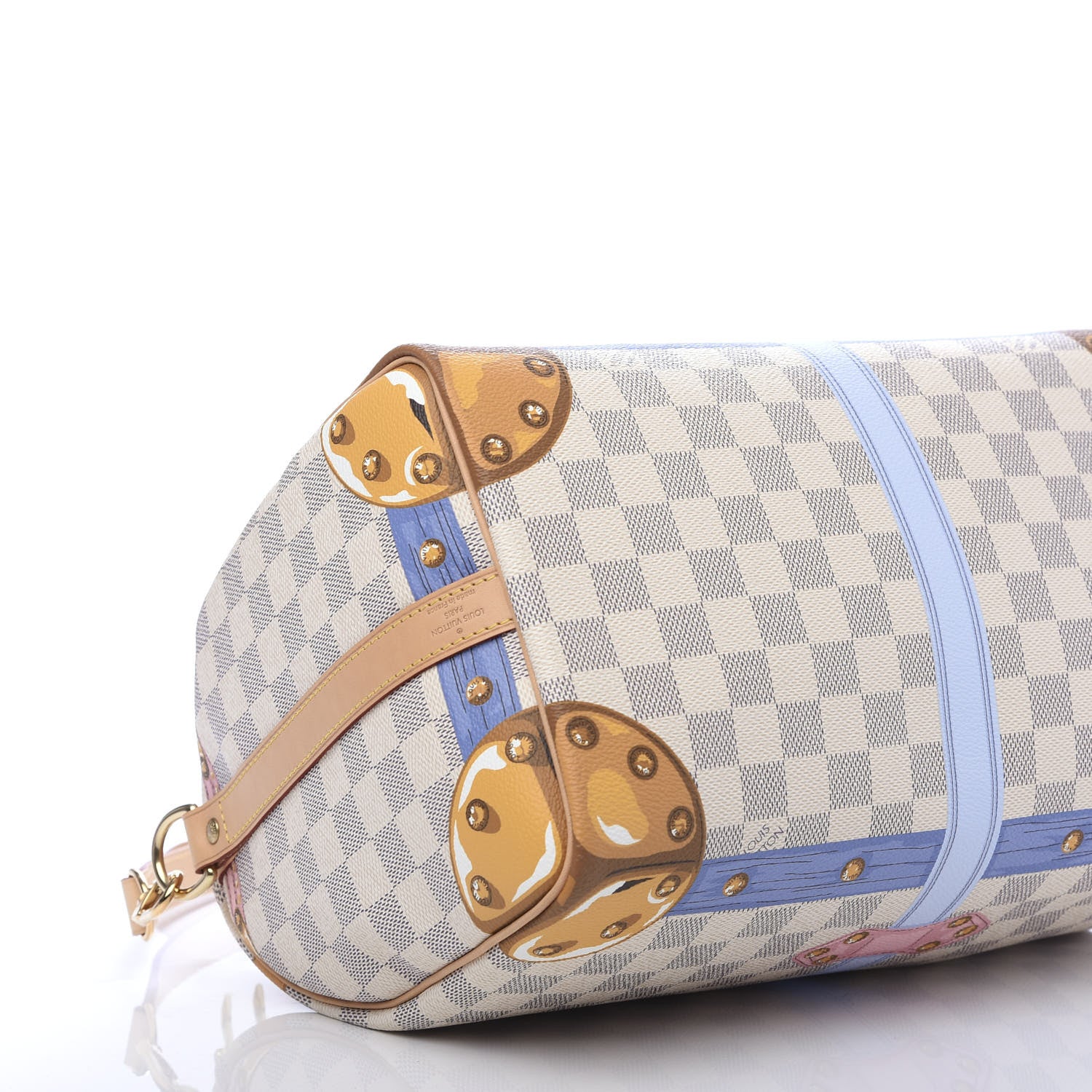 Louis Vuitton Damier Azur Summer Trunks Speedy Bandouliere 30 8 of 11