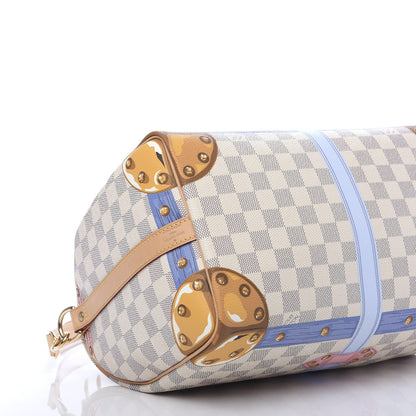 Louis Vuitton Damier Azur Summer Trunks Speedy Bandouliere 30 8 of 11