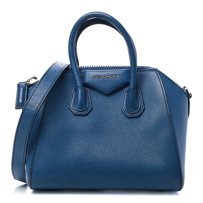 Givenchy Sugar Goatskin Mini Antigona Electric Blue 1 of 5