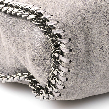 Stella McCartney Shaggy Deer Falabella Fold Over Tote Light Grey 9 of 10
