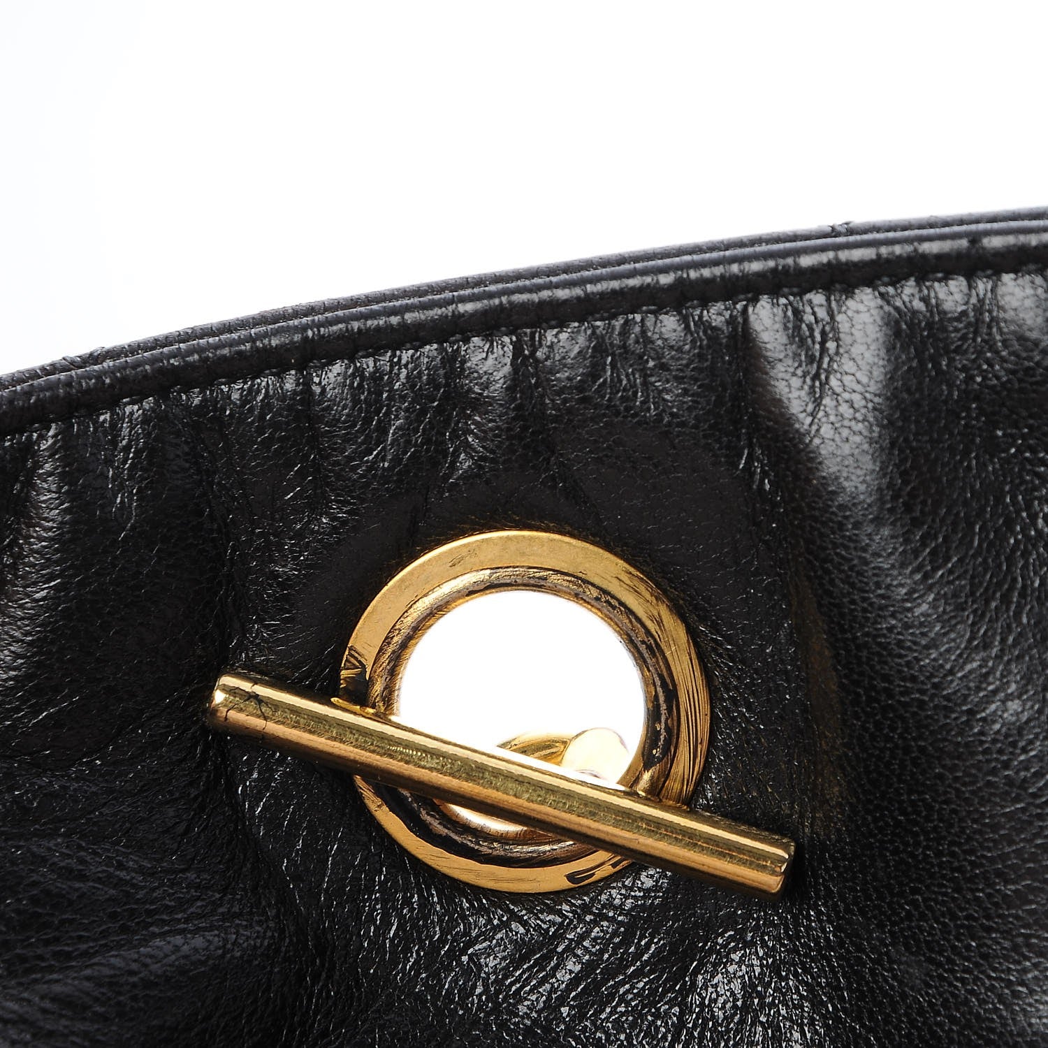 Chanel Lambskin Quilted Shoulder Bag Black 8 of 12