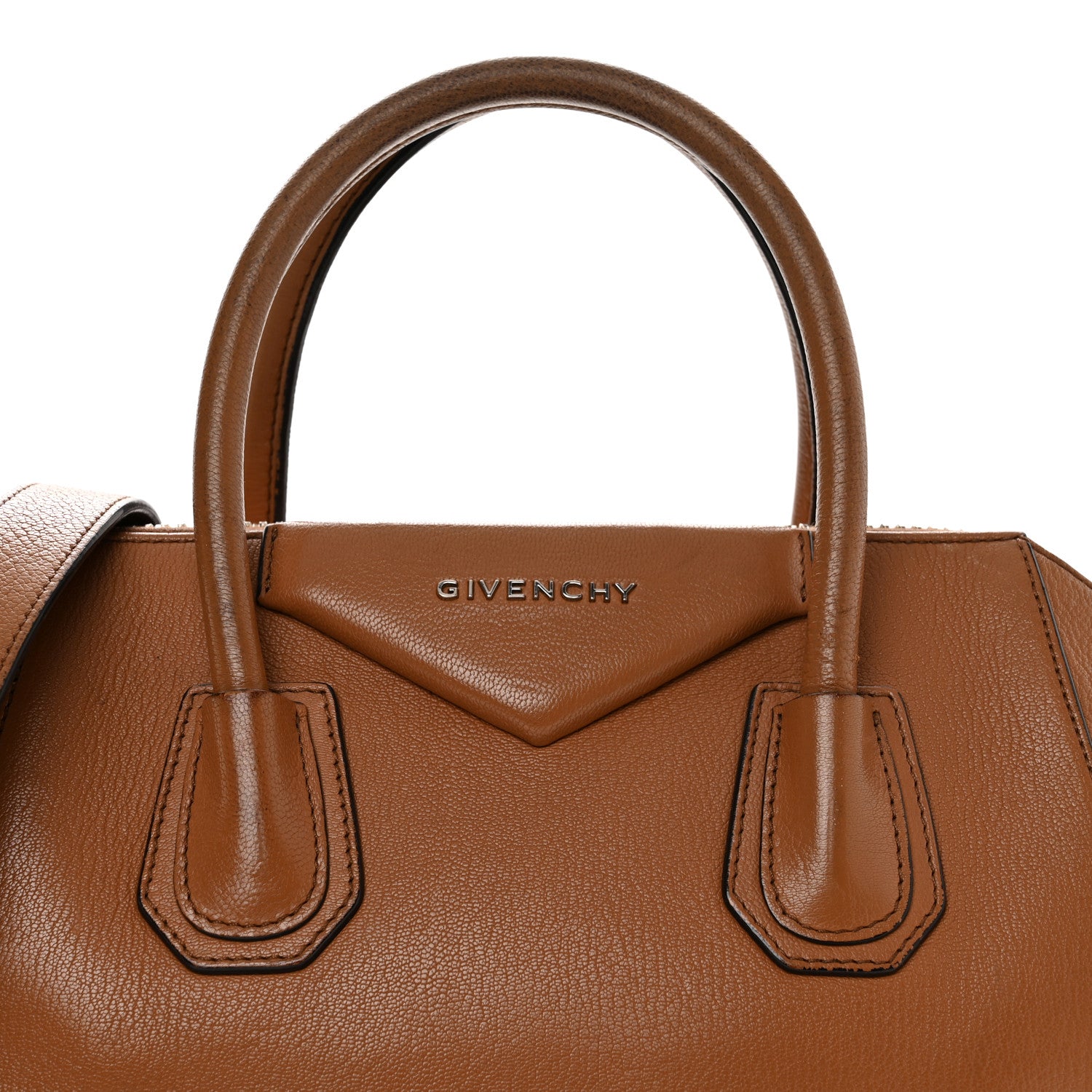 Givenchy Sugar Goatskin Small Antigona Cognac 8 of 15