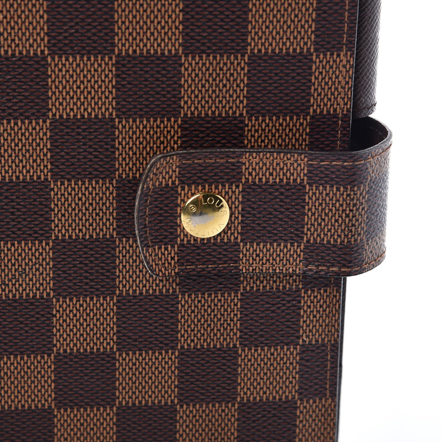 Damier Ebene Large Ring Agenda Cover