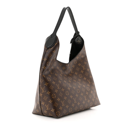 Louis Vuitton Monogram Flower Hobo Black 3 of 16