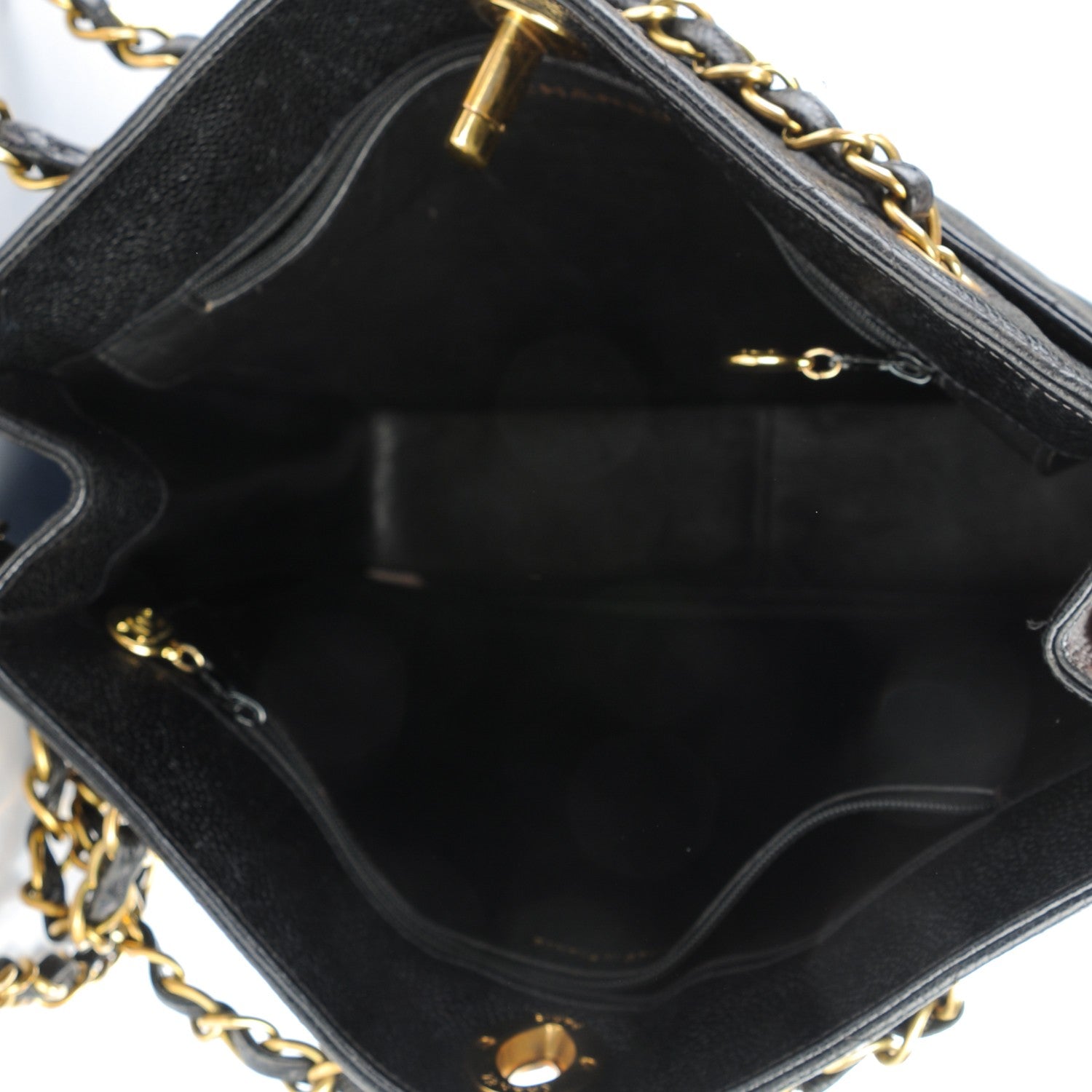 Chanel Caviar Quilted CC Shoulder Bag Black 5 of 8