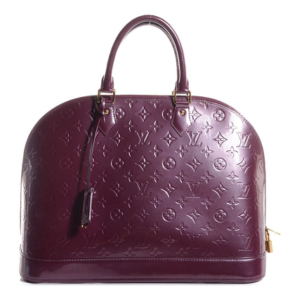 Louis Vuitton Vernis Alma GM Violet 1 of 7