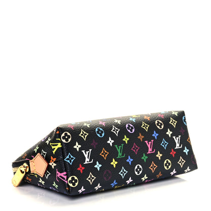 Louis Vuitton Monogram Multicolor Cosmetic Pouch Black Grenade 4 of 9