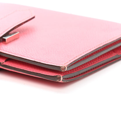 Hermes Epsom Bearn Compact Wallet Rose Azalee 12 of 16