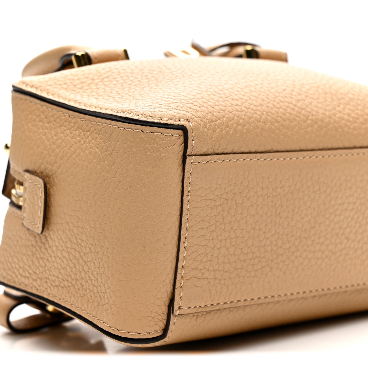 Delvaux Taurillon Soft Nano Cool Box Satchel Latte 9 of 13