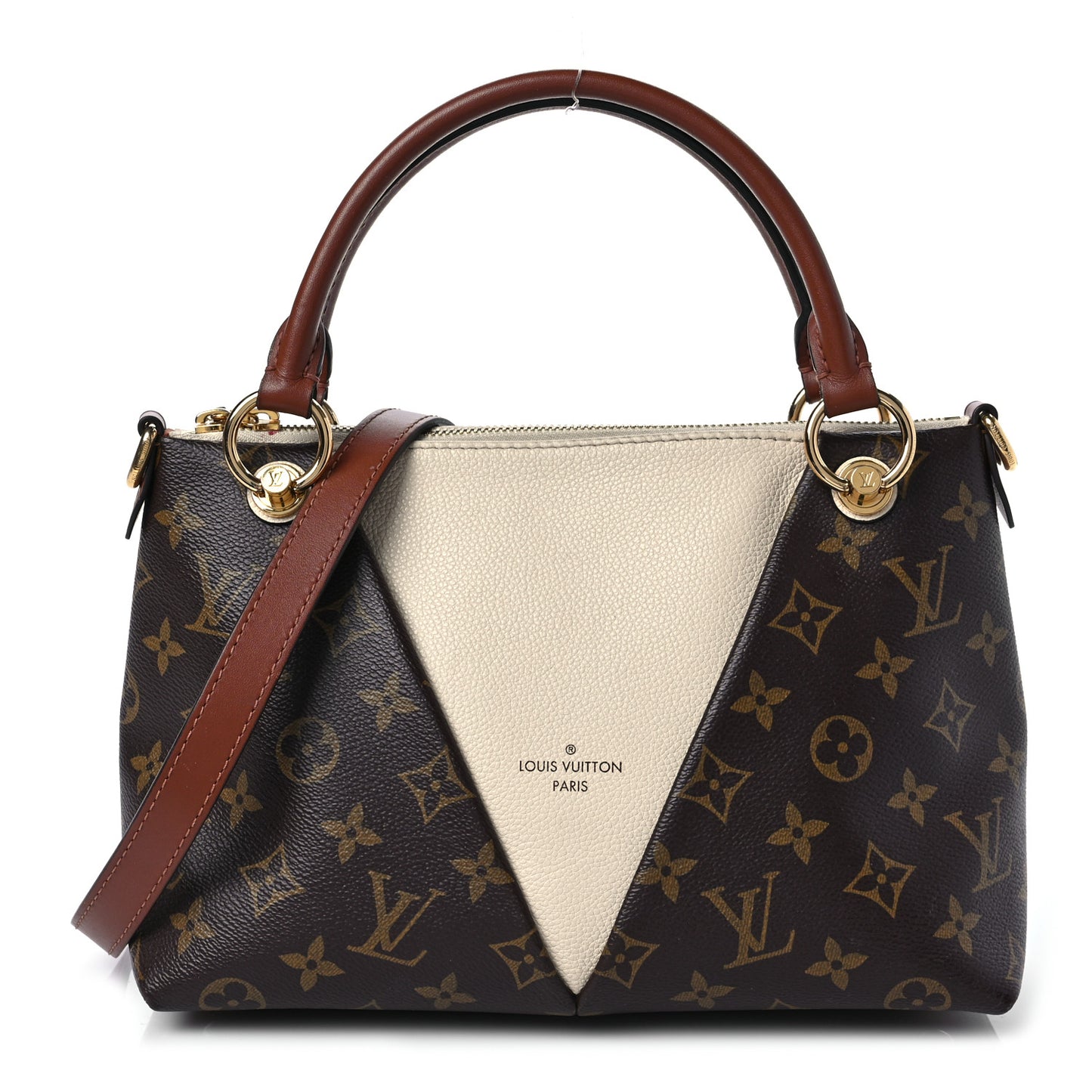 Monogram V Tote BB Creme