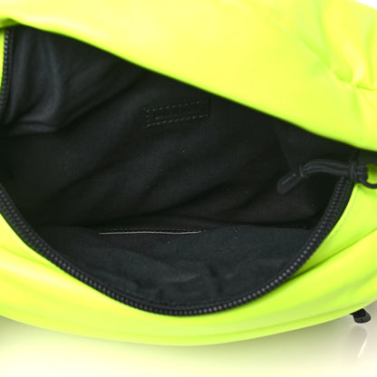 Balenciaga Nappa Calfskin Puffy Belt Bag Fluo Yellow 5 of 10