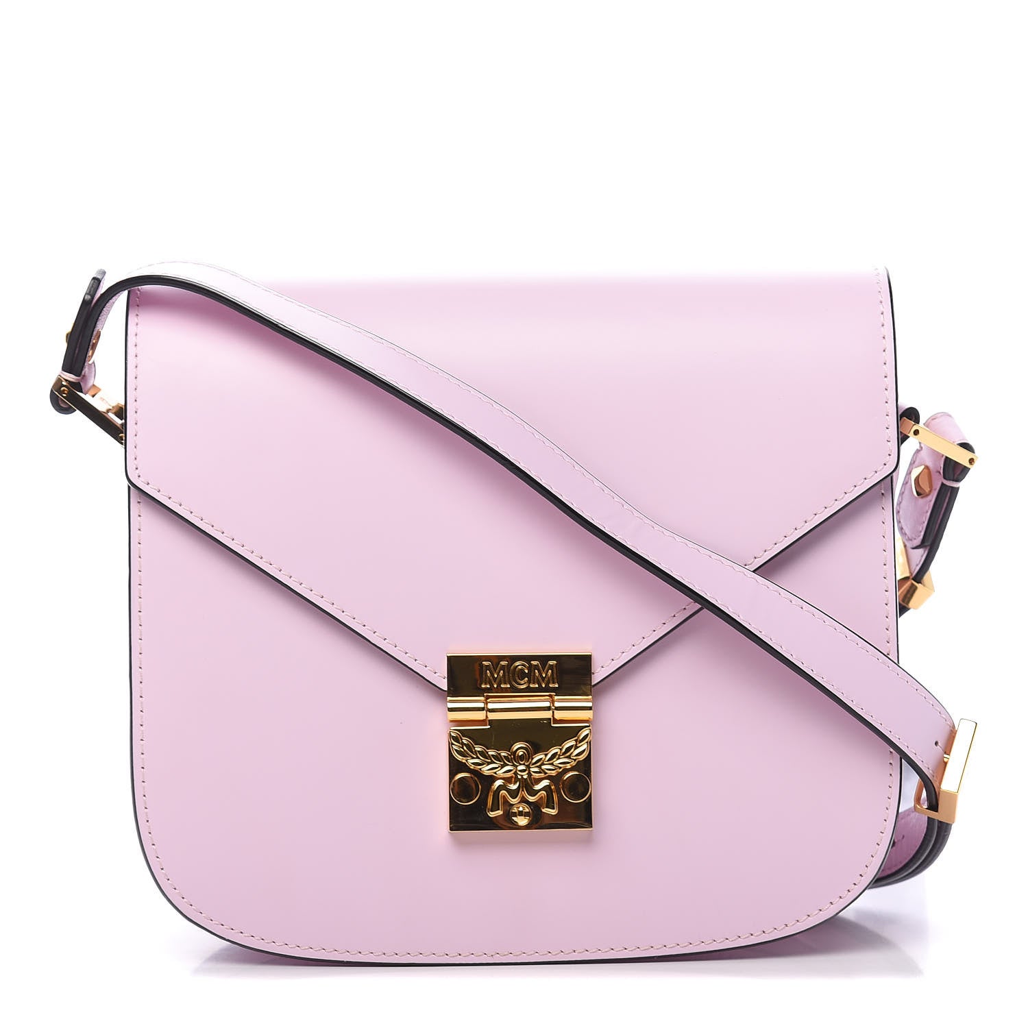 MCM Calfskin Patricia Crossbody Bag Prism Pink 1 of 10