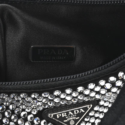 Prada Satin Crystal Mini Re-Edition 2000 Bag Cristal 6 of 9