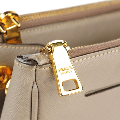 Prada Saffiano Large Galleria Double Zip Tote Argilla 11 of 18
