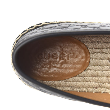 Gucci Microguccissima Signature Espadrilles 37.5 Black 7 of 9