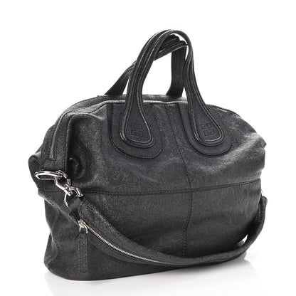 Givenchy Glazed Pebbled Calfskin Medium Nightingale Black 3 of 9