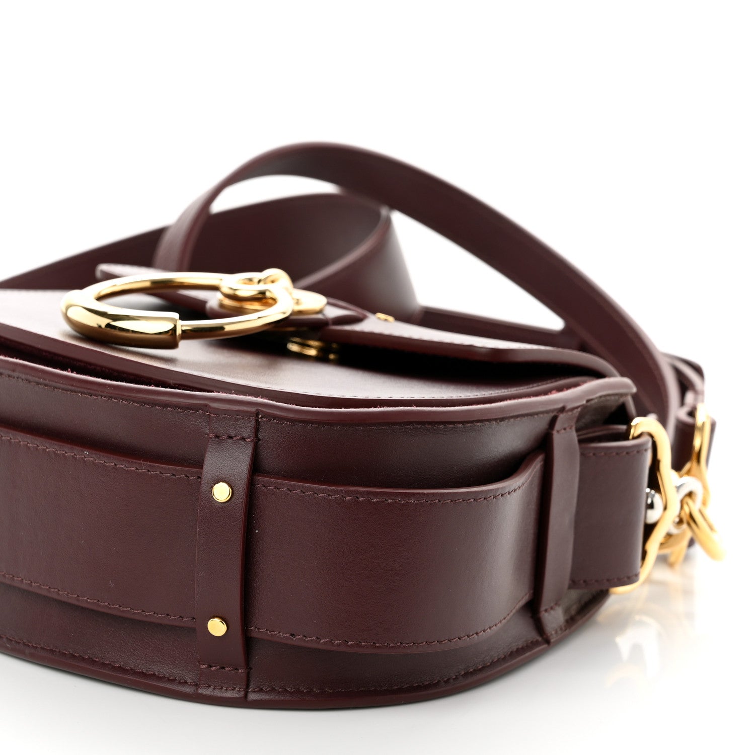 Chloe Calfskin Small Tess Bag Burnt Brown 9 of 9