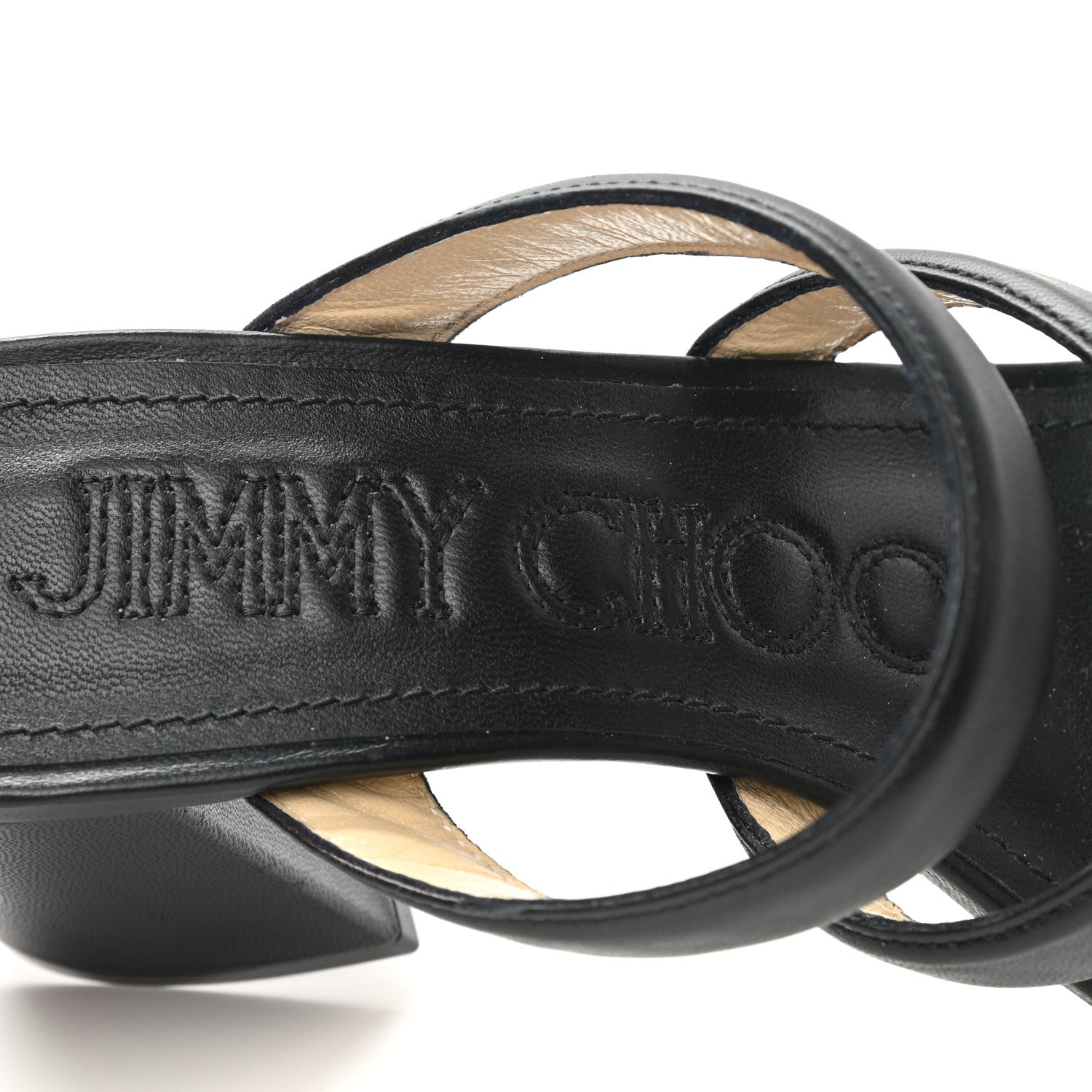 Jimmy Choo Nappa Auna 65 Mule Sandals 41 Black 7 of 8