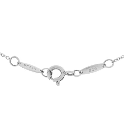 Tiffany Sterling Silver Elsa Peretti Letter S Pendant Necklace 5 of 5