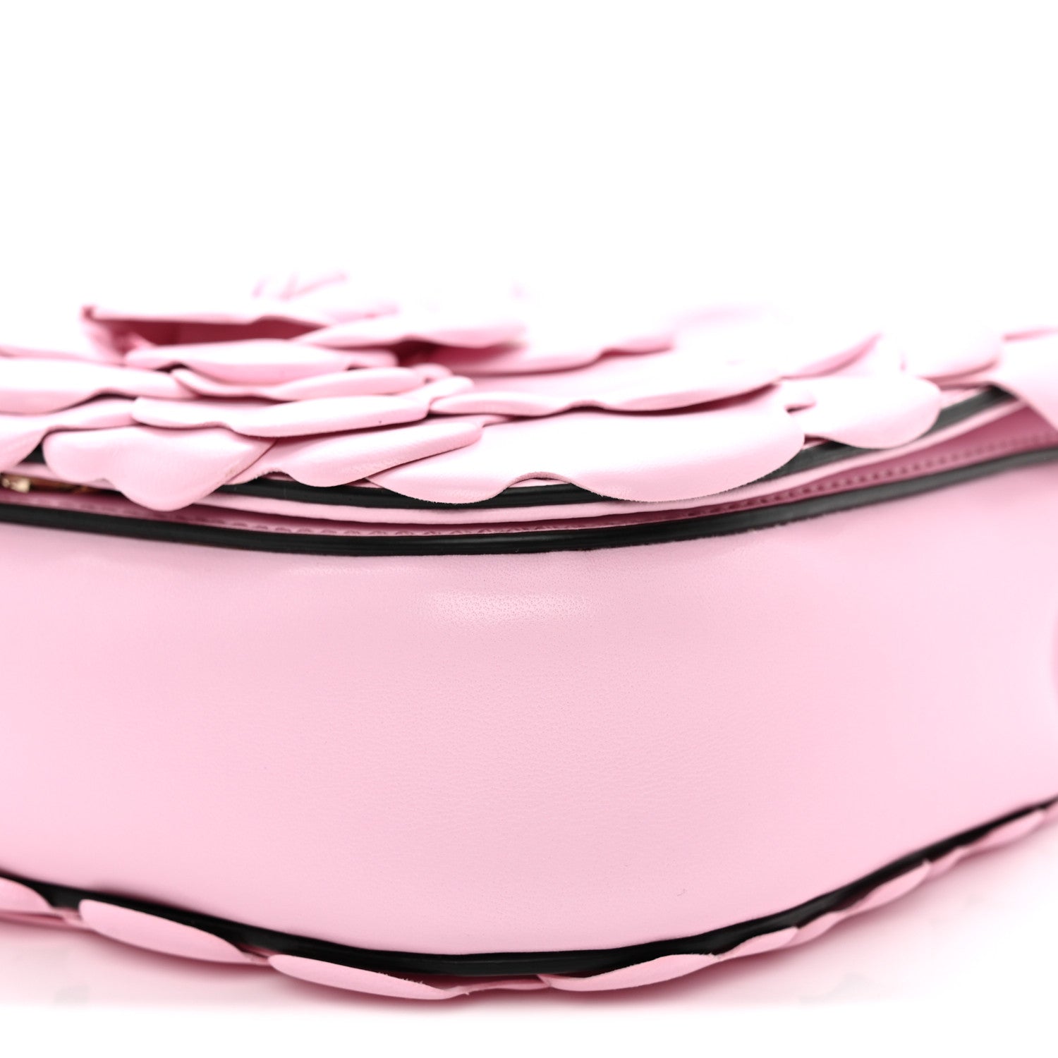 Valentino Garavani Nappa Atelier 03 Rose Edition Small Flap Crossbody Bag Pink Borealis 9 of 10