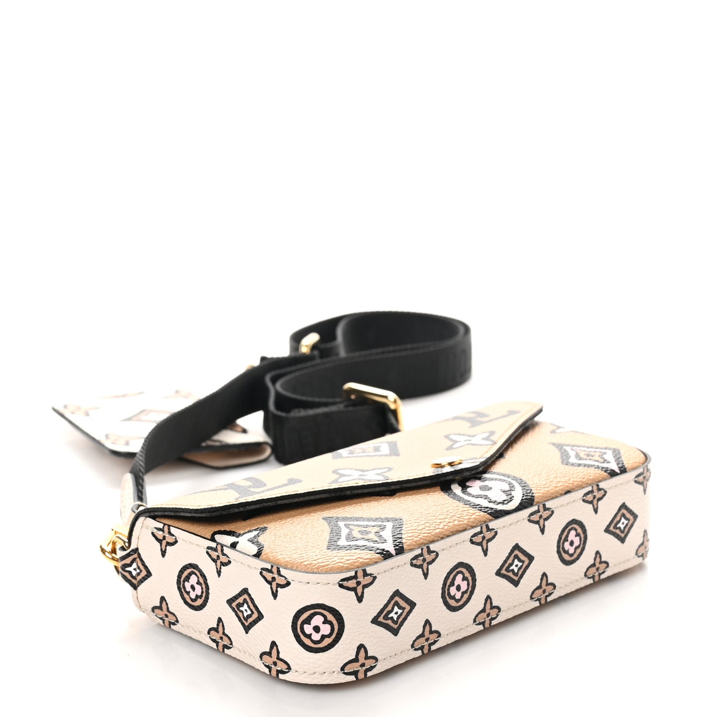 Monogram Wild At Heart Felicie Strap & Go Arizona Creme