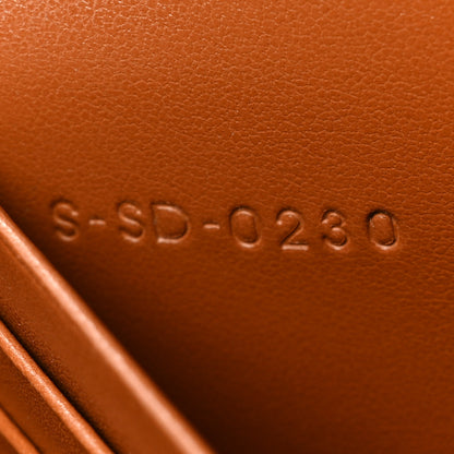 Celine Triomphe Canvas Lambskin Wallet On Strap Tan 8 of 14