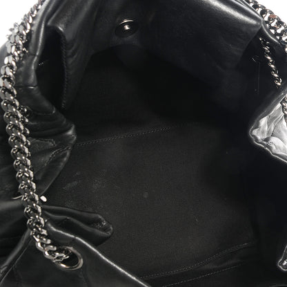 Chanel Lambskin Cells Accordion Tote Black 5 of 8