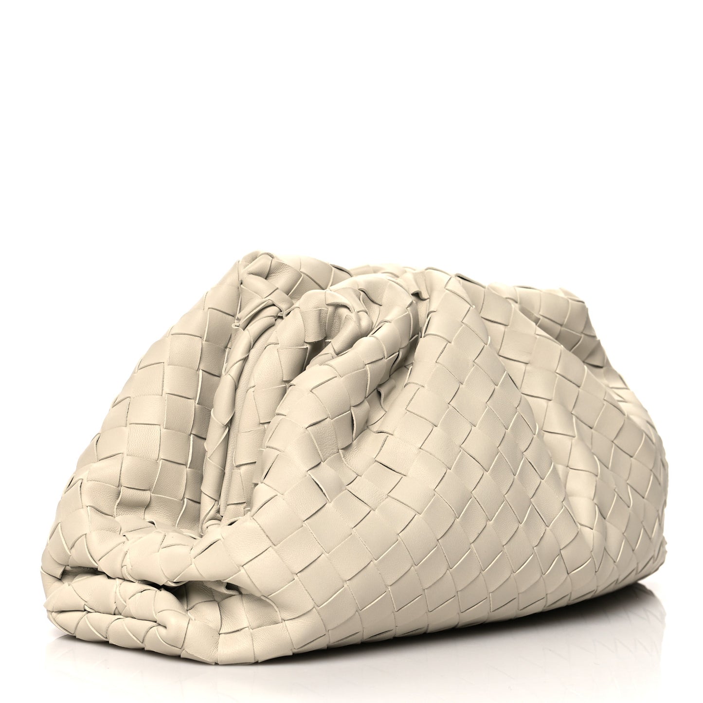 Nappa Maxi Intrecciato The Pouch Oversized Clutch Plaster