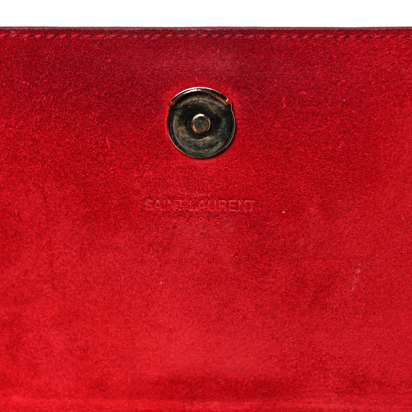 Grain De Poudre Small Monogram Kate Satchel Red