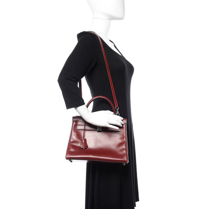 Hermes Box Kelly Retourne 28 Rouge H 2 of 48