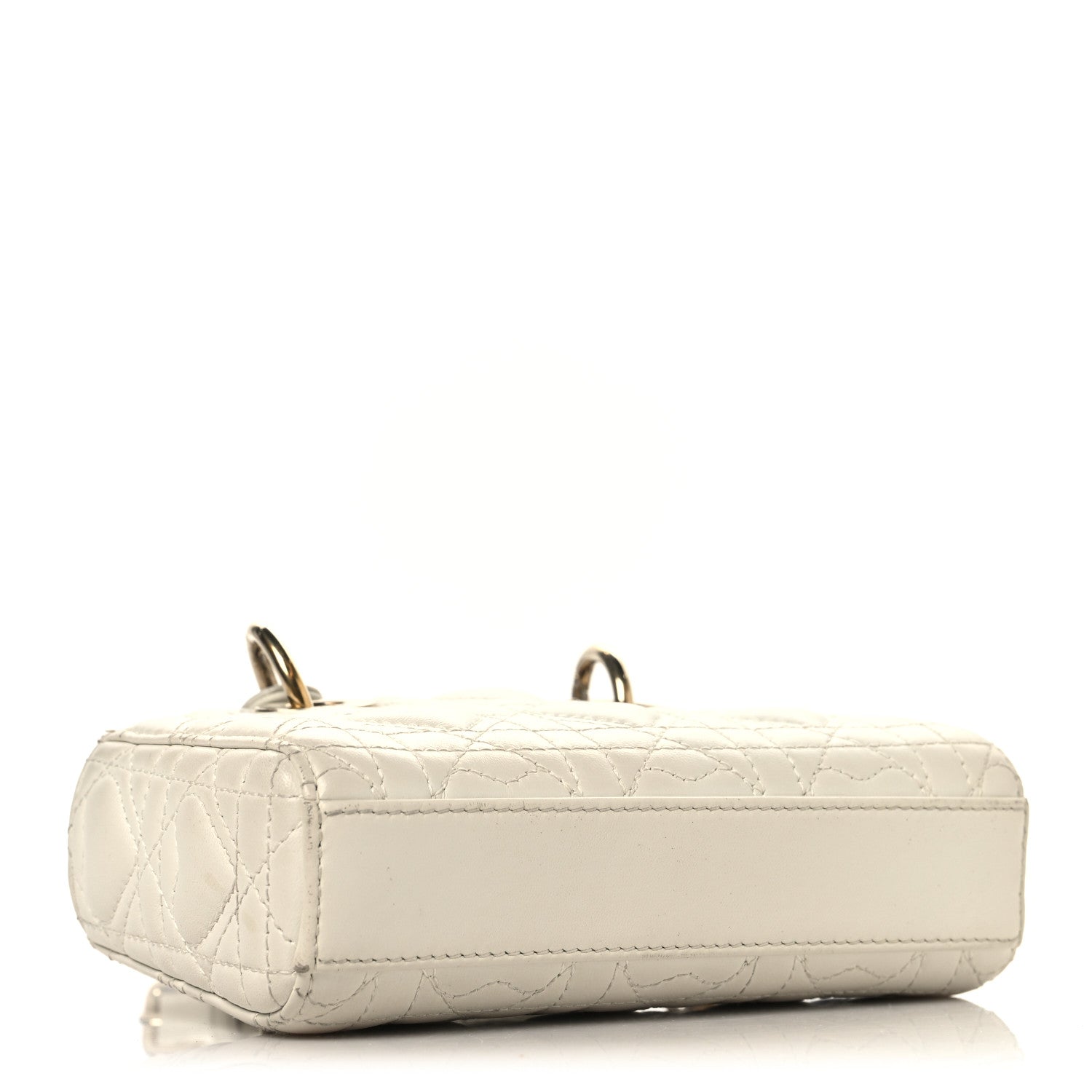 Christian Dior Lambskin Cannage Dioramour Micro Lady D-Joy Latte 4 of 16