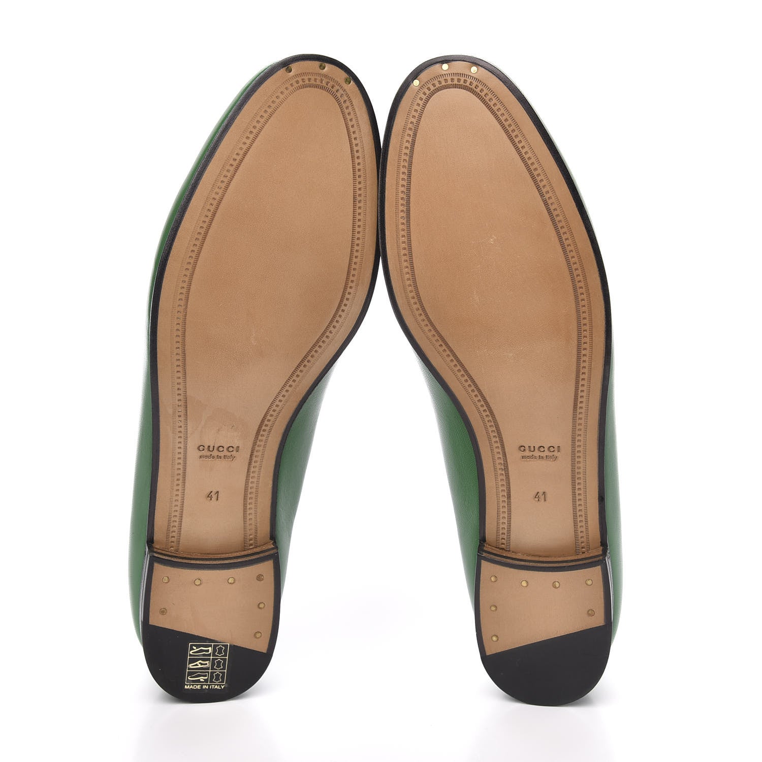 Gucci Malaga Kid Womens Jordaan Loafers 41 New Shamarock 9 of 20