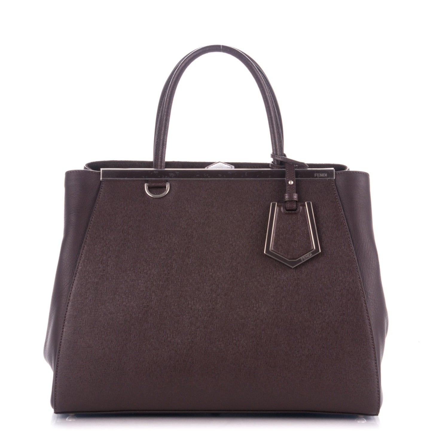 Vitello Elite Regular 2Jours Tote Caffe Noir
