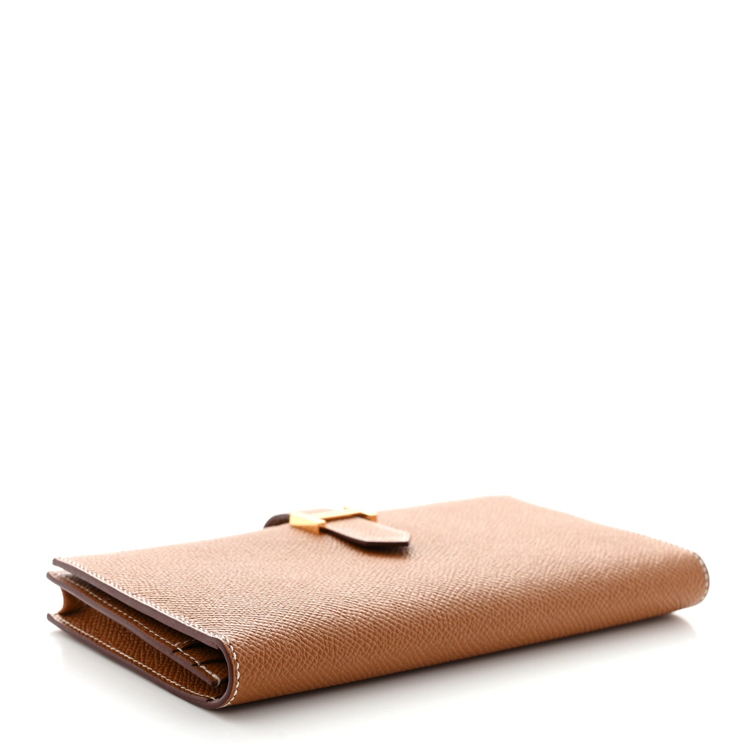Hermes Epsom Bearn Gusset Wallet Gold 4 of 8