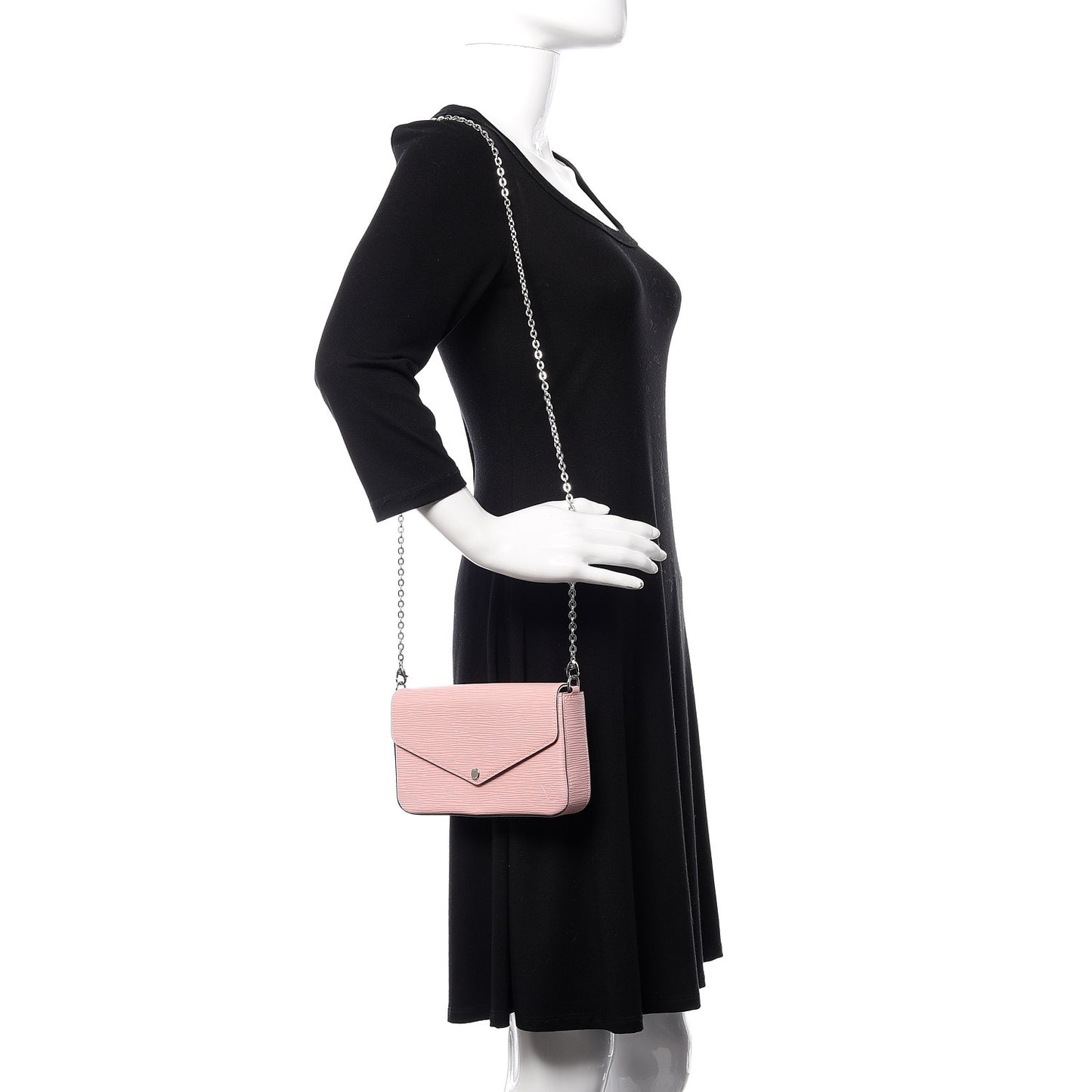 Epi Pochette Felicie Rose Ballerine