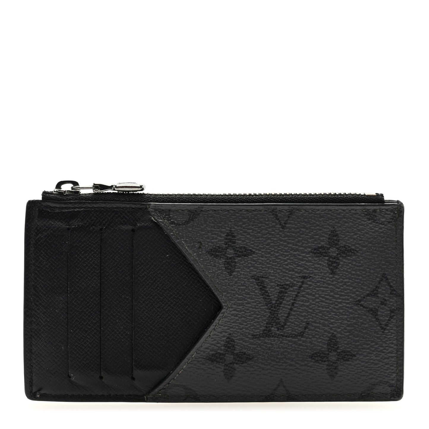 Reverse Monogram Eclipse Taiga Coin Card Holder