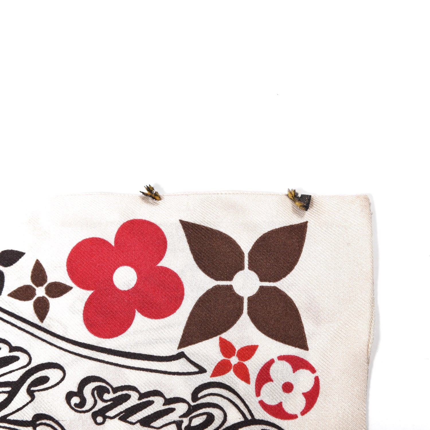 Louis Vuitton Silk Sweet Flower Bandeau Rouge 2 of 6