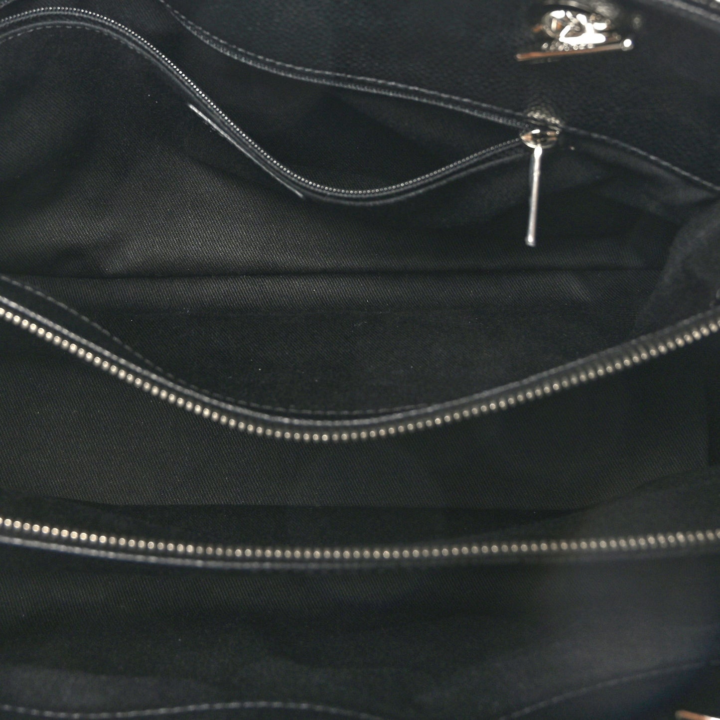 Caviar Quilted Timeless CC Soft Tote Black