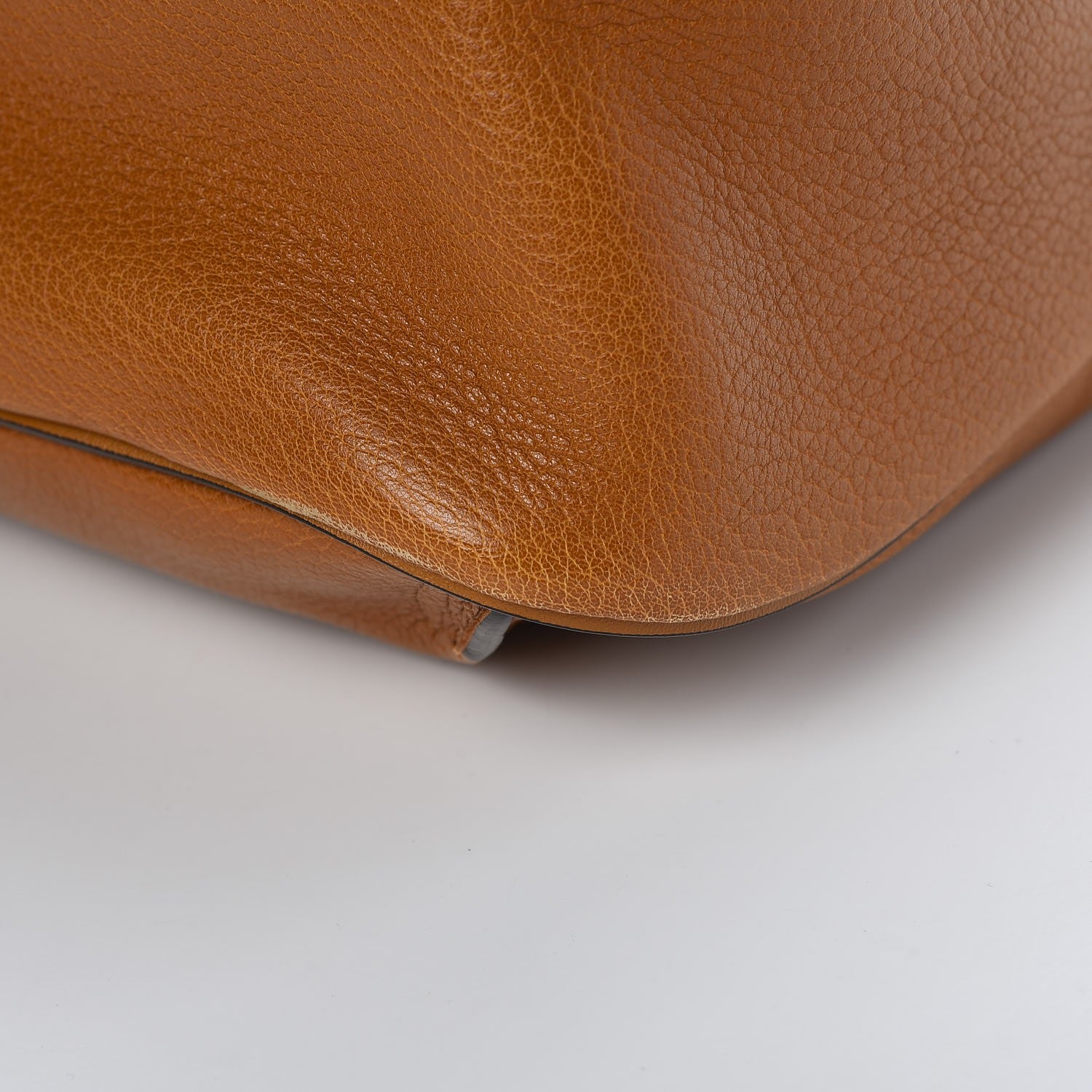 Chloe Grained Lambskin Medium Lexa Shoulder Bag Mustard Brown 16 of 16