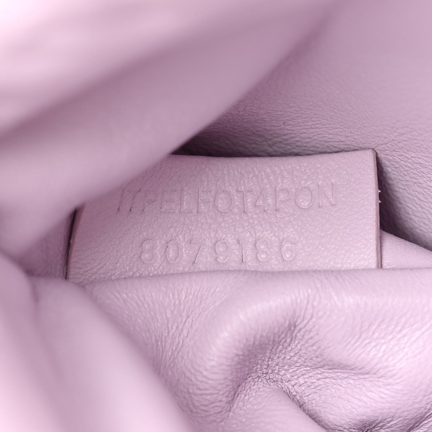 Lambskin Rose Clutch Haze