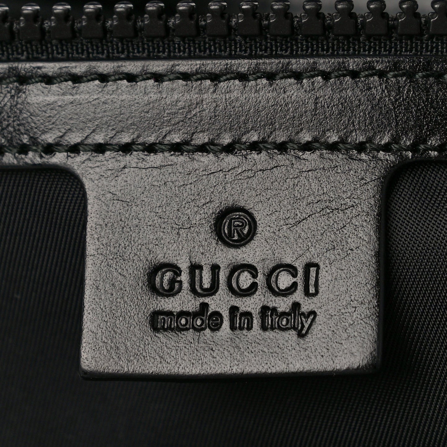 Techno Canvas GucciGhost Double Buckle Backpack Black New Acquamarine