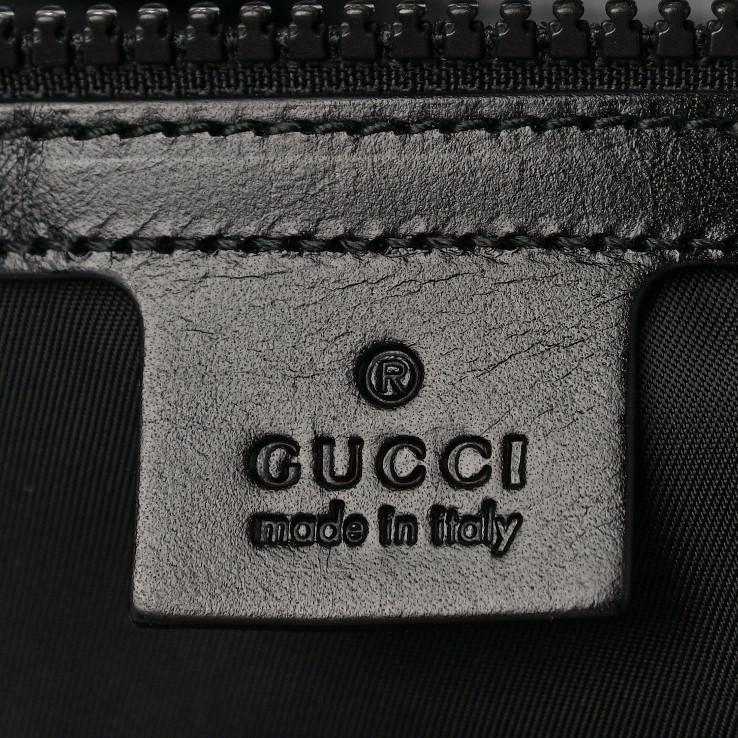 Gucci Techno Canvas GucciGhost Double Buckle Backpack Black New Acquamarine 7 of 12